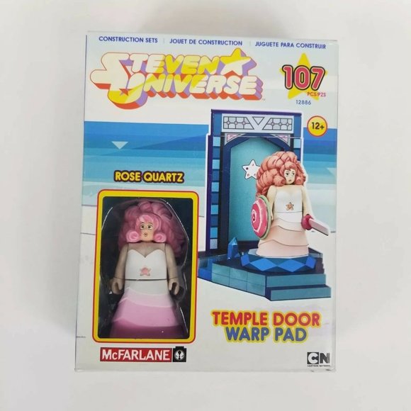 Steven Universe Rose Quartz Temple Door Warp Pad Building Set McFarlane New - Picture 10 of 12